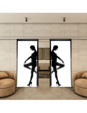 Glasschiebetür SLIM-LINE - Fotoprint Model 359