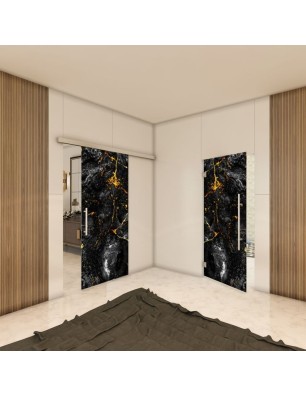 Glasschiebetür SLIM-LINE - Fotoprint Model 6