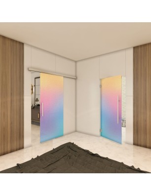 Glasschiebetür SLIM-LINE - Fotoprint Model 8