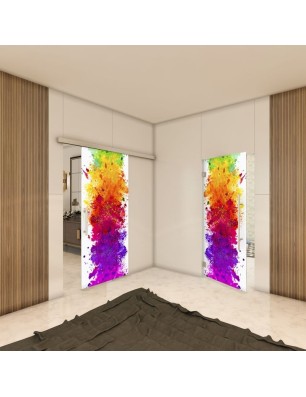 Glasschiebetür SLIM-LINE - Fotoprint Model 17