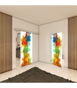 Glasschiebetür SLIM-LINE - Fotoprint Model 20