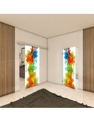 Glasschiebetür SLIM-LINE - Fotoprint Model 20