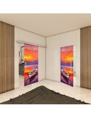 Glasschiebetür SLIM-LINE - Fotoprint Model 23