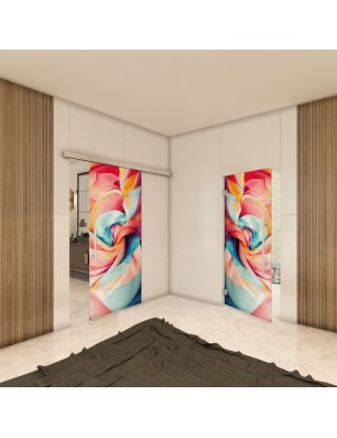 Glasschiebetür SLIM-LINE - Fotoprint Model 35