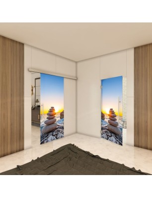 Glasschiebetür SLIM-LINE - Fotoprint Model 36