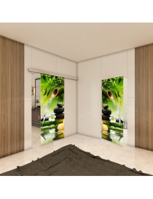 Glasschiebetür SLIM-LINE - Fotoprint Model 41