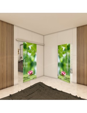 Glasschiebetür SLIM-LINE - Fotoprint Model 42