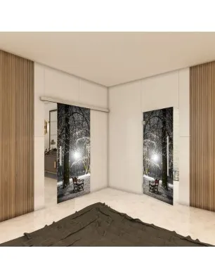 Glasschiebetür SLIM-LINE - Fotoprint Model 46