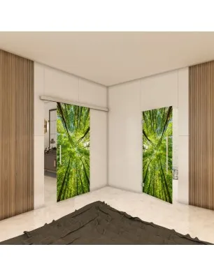 Glasschiebetür SLIM-LINE - Fotoprint Model 49