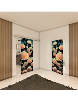 Glasschiebetür SLIM-LINE - Fotoprint Model 51