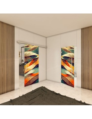 Glasschiebetür SLIM-LINE - Fotoprint Model 53