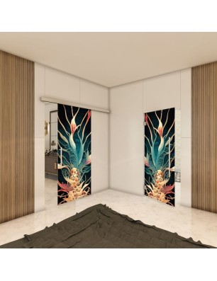 Glasschiebetür SLIM-LINE - Fotoprint Model 54