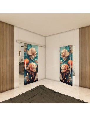 Glasschiebetür SLIM-LINE - Fotoprint Model 55