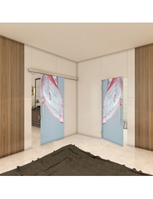 Glasschiebetür SLIM-LINE - Fotoprint Model 64