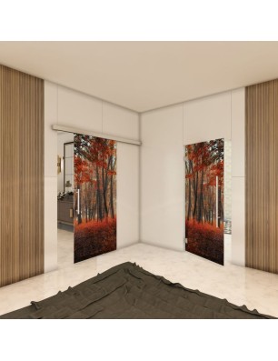 Glasschiebetür SLIM-LINE - Fotoprint Model 67