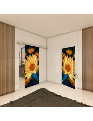 Glasschiebetür SLIM-LINE - Fotoprint Model 69