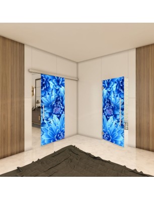 Glasschiebetür SLIM-LINE - Fotoprint Model 75