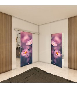 Glasschiebetür SLIM-LINE - Fotoprint Model 76