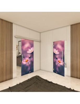 Glasschiebetür SLIM-LINE - Fotoprint Model 76
