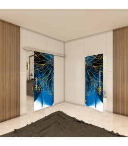 Glasschiebetür SLIM-LINE - Fotoprint Model 77
