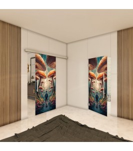 Glasschiebetür SLIM-LINE - Fotoprint Model 83