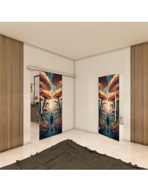 Glasschiebetür SLIM-LINE - Fotoprint Model 83