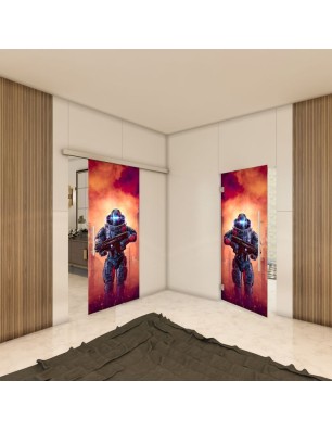 Glasschiebetür SLIM-LINE - Fotoprint Model 85