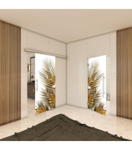 Glasschiebetür SLIM-LINE - Fotoprint Model 96