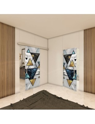 Glasschiebetür SLIM-LINE - Fotoprint Model 97