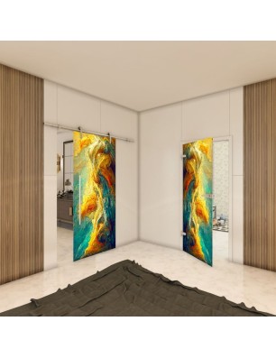 Ganzglastür - Fotoprint Model 9 für ein modernes Zuhause
