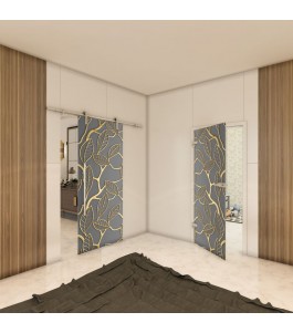 Ganzglastür - Fotoprint Model 18 für ein modernes Zuhause