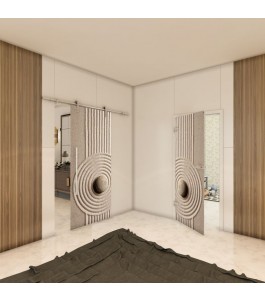 Ganzglastür - Fotoprint Model 39 für ein modernes Zuhause