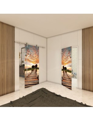 Ganzglastür - Fotoprint Model 47 für ein modernes Zuhause