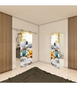 Ganzglastür - Fotoprint Model 66 für ein modernes Zuhause