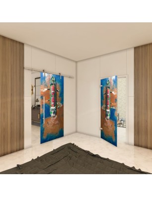 Ganzglastür - Fotoprint Model 128 für ein modernes Zuhause
