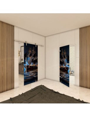 Ganzglastür - Fotoprint Model 134 für ein modernes Zuhause