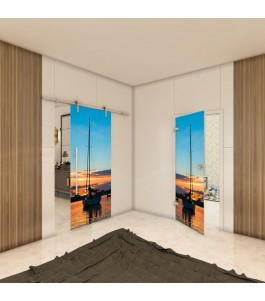 Ganzglastür - Fotoprint Model 135 für ein modernes Zuhause