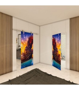Ganzglastür - Fotoprint Model 176 für ein modernes Zuhause