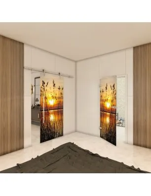 Ganzglastür - Fotoprint Model 187 für ein modernes Zuhause