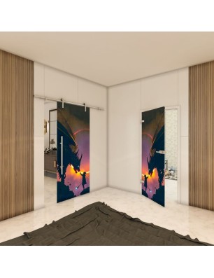 Ganzglastür - Fotoprint Model 243 für ein modernes Zuhause