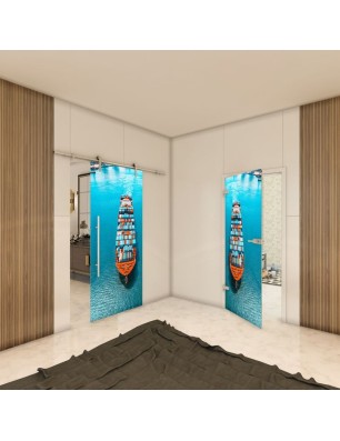 Ganzglastür - Fotoprint Model 259 für ein modernes Zuhause