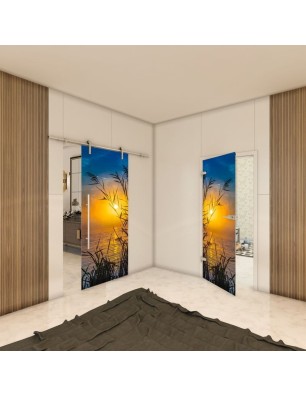 Ganzglastür - Fotoprint Model 283 für ein modernes Zuhause