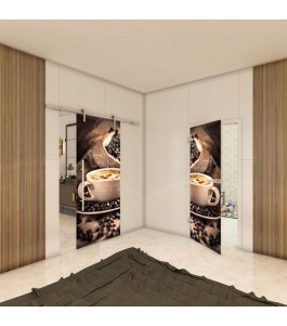 Ganzglastür - Fotoprint Model 313 für ein modernes Zuhause