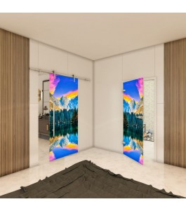 Ganzglastür - Fotoprint Model 321 für ein modernes Zuhause