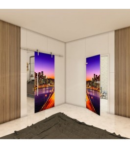 Ganzglastür - Fotoprint Model 329 für ein modernes Zuhause