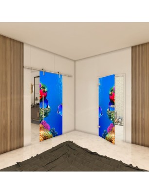 Ganzglastür - Fotoprint Model 332 für ein modernes Zuhause
