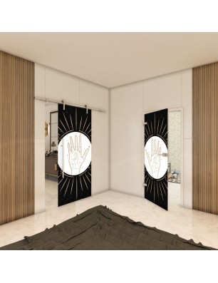 Ganzglastür - Fotoprint Model 343 für ein modernes Zuhause