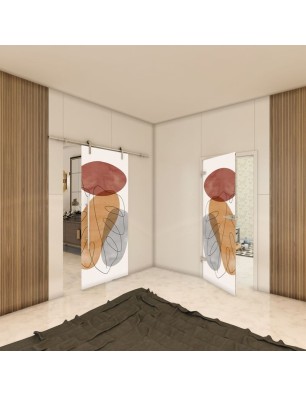 Ganzglastür - Fotoprint Model 345 für ein modernes Zuhause