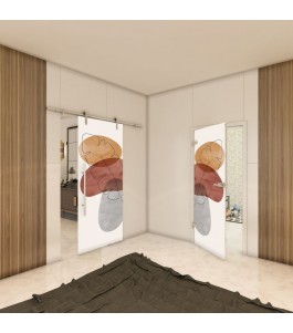 Ganzglastür - Fotoprint Model 347 für ein modernes Zuhause