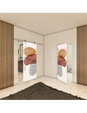 Ganzglastür - Fotoprint Model 347 für ein modernes Zuhause
